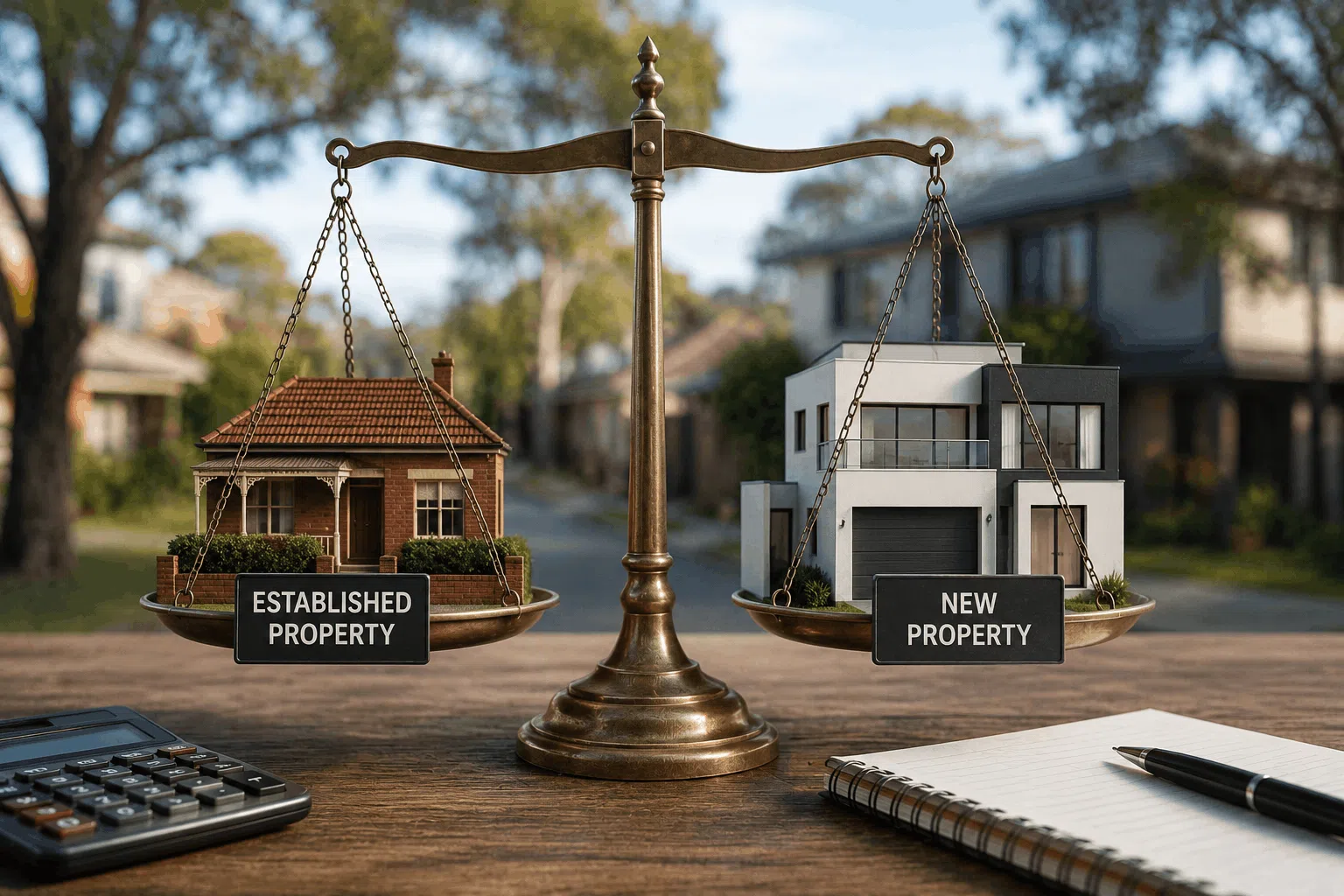 Comparison of new build and established investment properties under the 2026 Federal Budget tax changes and negative gearing reforms